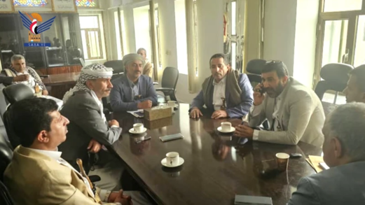 مناقشة مجالات التعاون لتنفيذ مشروع توصيل مجاري الصرف الصحي لمنطقتي حبابة وأبلاس مناقشة مجالات التعاون لتنفيذ مشروع توصيل مجاري الصرف الصحي لمنطقتي حبابة وأبلاس