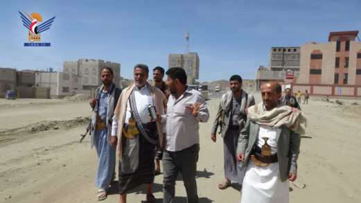 محافظ البيضاء يتفقد العمل بمشروع طريق الدائري الغربي بمدينة البيضاء