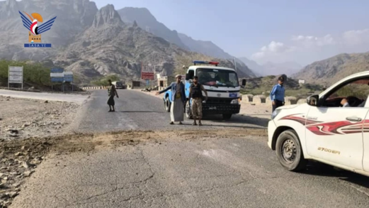 إزالة المطبات العشوائية بمديرية بني سعد في المحويت