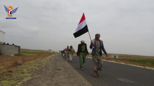 مسير راجل ووقفة لخريجي دورات "طوفان الأقصى" في بني مطر بصنعاء مسير راجل ووقفة لخريجي دورات "طوفان الأقصى" في بني مطر بصنعاء