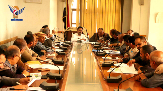 اجتماع للجنة متابعة تنفيذ المشاريع بمحافظة صنعاء