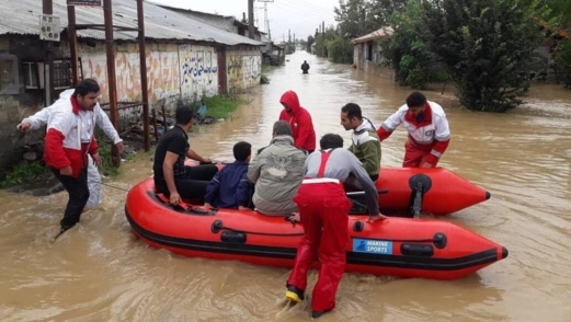  ارتفاع ضحايا الفيضانات جنوب ايران إلى سبعة أشخاص