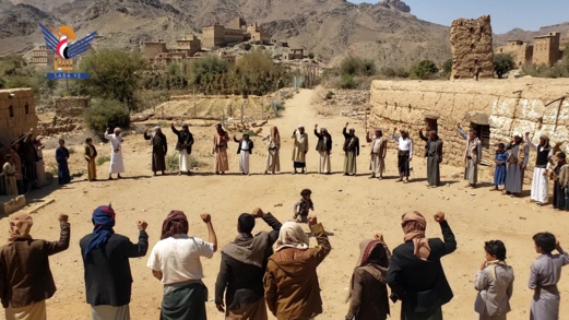 وقفات بمحافظة مأرب تحت شعار "رصدنا مستمر وجهوزيتنا عالية"