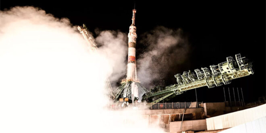 روسيا تطلق مركبة الشحن "بروغريس إم إس -28" غير المأهولة إلى  الفضاء روسيا تطلق مركبة الشحن "بروغريس إم إس -28" غير المأهولة إلى  الفضاء