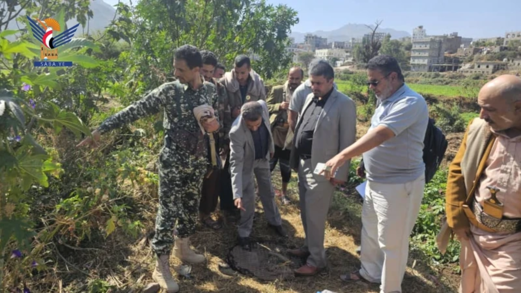 تفقد الحوض المائي بوادي ميتم بمديرية المشنة في إب