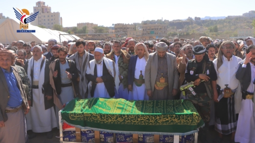تشييع جثمان مدير مديرية النادرة عبدالجليل الشامي في إب