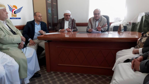اجتماع برئاسة وزير العدل يناقش مستوى أداء المحاكم في محافظة عمران