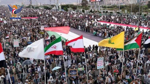 في يوم القدس العالمي.. شعب اليمن يجدد العهد بمواصلة الجهاد حتى تحرير فلسطين في يوم القدس العالمي.. شعب اليمن يجدد العهد بمواصلة الجهاد حتى تحرير فلسطين