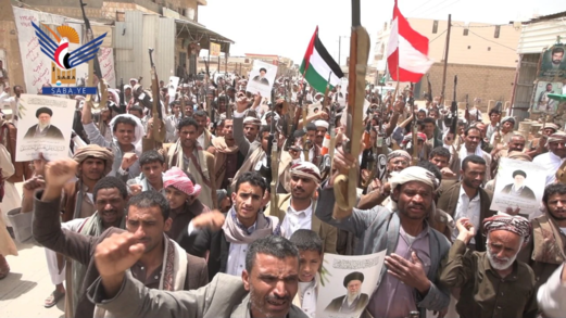 مسيرات حاشدة بالجوف احتفاءً بالنصر وتأكيدًا على وحدة الساحات