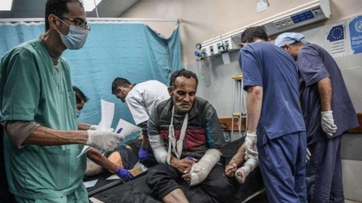 " الصحة" بغزة:ازدحام شديد في طوارئ المستشفيات المتبقية بمدينة غزة  " الصحة" بغزة:ازدحام شديد في طوارئ المستشفيات المتبقية بمدينة غزة