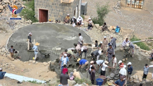تنفيذ مبادرة مجتمعية لإعادة تأهيل خزان مياه في المفتاح بحجة تنفيذ مبادرة مجتمعية لإعادة تأهيل خزان مياه في المفتاح بحجة