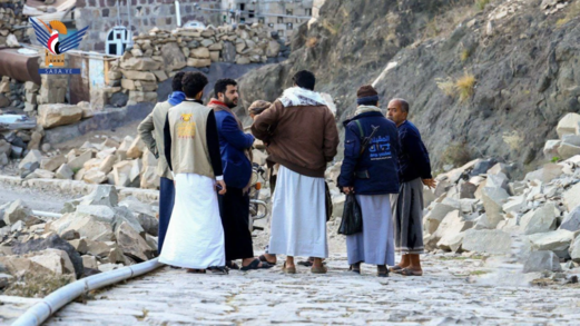 نزول ميداني لتقييم مشاريع الطرق في مديريتي مناخة وصعفان