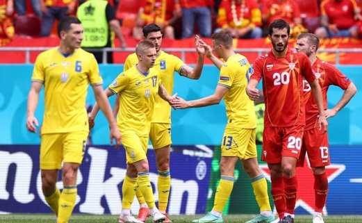 فوز أوكرانيا على مقدونيا الشمالية 2-1 في كأس أمم أوروبا “يورو 2020”