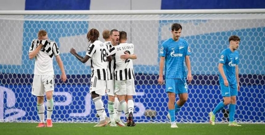 يوفنتوس يفوز على زينيت الروسي في دوري أبطال أوروبا لكرة القدم