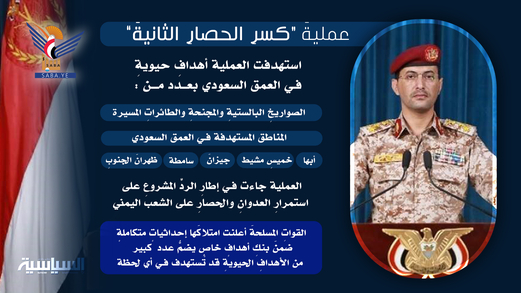 عملية “كسر الحصار الثانية” انفوجرافيك عملية “كسر الحصار الثانية” انفوجرافيك