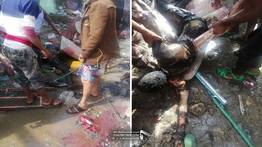 ارتفاع ضحايا مجزرة العدوان في منبه إلى 24 شهيداً.. وغراندي تؤكد أن هذه الهجمات تشكل انتهاكا جسيما