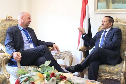 وزير الخارجية يلتقي الممثل المقيم لبرنامج الأمم المتحدة الإنمائي