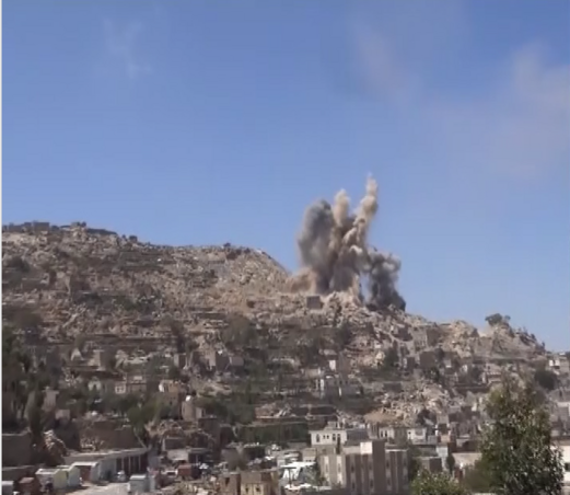 طيران العدوان يشن ثمان غارات على مأرب والجوف