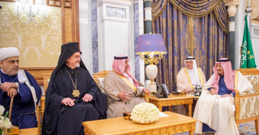 الملك السعودي يستقبل حاخاماً إسرائيلياً في الرياض الملك السعودي يستقبل حاخاماً إسرائيلياً في الرياض
