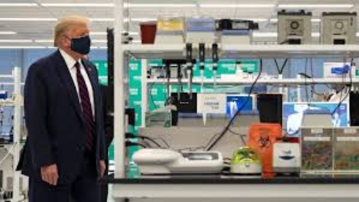 ترامب يعرب عن أمله في لقاح لكورونا بنهاية العام ترامب يعرب عن أمله في لقاح لكورونا بنهاية العام