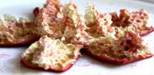 قشر الرمان والتنحيف قشر الرمان والتنحيف