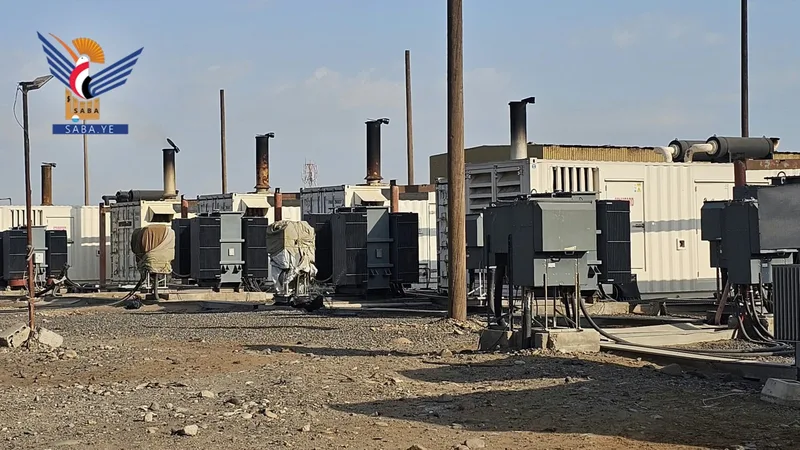 نائب وزير الكهرباء والمياه يطّلع على سير العمل ومستوى تشغيل محطة كهرباء المخا
