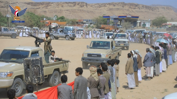 وقفات مسلحة في صعدة تؤكد الجهوزية لإنهاء العدوان والحصار  