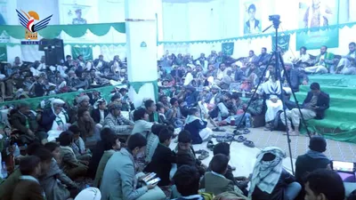 مسيرة ضوئية وأمسية ثقافية ببني بهلول في محافظة صنعاء
