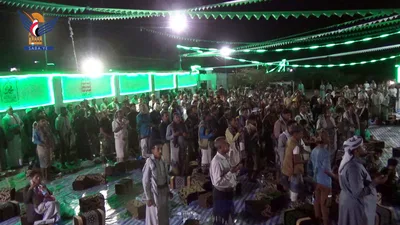 أمسية ثقافية بالراهدة بمديرية خدير في تعز بذكرى المولد النبوي
