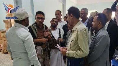 تفقد الأوضاع الصحية بمستشفى النشمة في مديرية المعافر بتعز