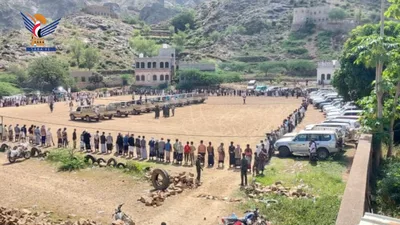 قبائل وصاب السافل بذمار تعلن النفير والجهوزية لمواجهة تصعيد العدو وتحشيداته