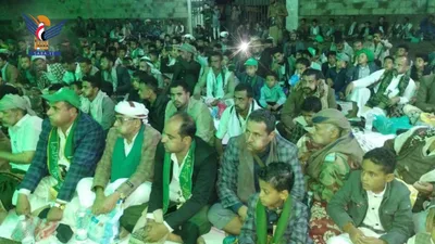 أمسية في مديرية الحشاء بالضالع بذكرى المولد النبوي الشريف