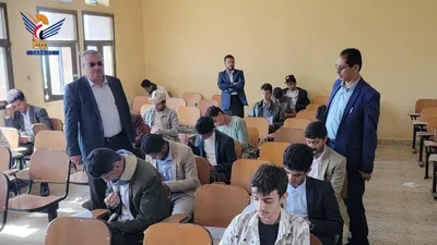 تدشين اختبارات الفصل الدراسي الأول بجامعة المحويت