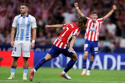 أتلتيكو مدريد يبدأ مشواره في الليجا بفوز على ملقة