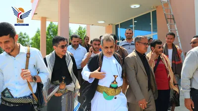 تفقد الخدمات الطبية بمستشفيي الخوخة وحيس 