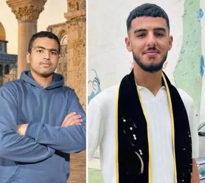 استشهاد شاب فلسطيني وطفل برصاص العدو الإسرائيلي ومستوطنيه في المغير شمال رام الله