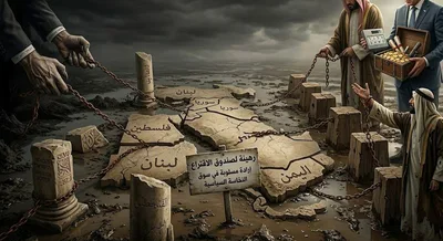 في مستنقع التبعية والارتهان: حين يُباع مصير الشرق الأوسط في أسواق النخاسة السياسية