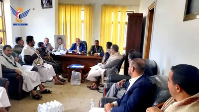  أشغال محافظة صنعاء تناقش تقارير الإنجاز وآليات تنظيم وتطوير العمل