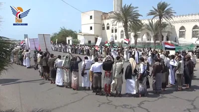 أبناء الحديدة يعلنون الجهوزية لمواجهة العدو السعودي واسناد القوات المسلحة لكسر الحصار