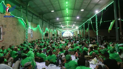 أمسية لمركز الراهدة الجمركي في تعز بذكرى قدوم المولد النبوي الشريف