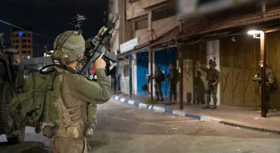 العدو الإسرائيلي يعتقل 8 فلسطينيين بينهم سيدة وأسرى محررون من  نابلس وقلقيلية 
