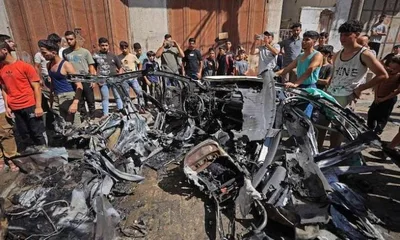 استشهاد فلسطيني وإصابة آخرين في غارة من مسيرة إسرائيلية على مدينة غزة