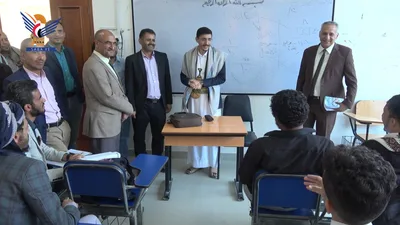 وزير التربية والتعليم يطّلع على سير التعليم الأكاديمي بجامعة الأندلس 