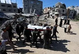 شهيد فلسطيني ومصابون في قصف للعدو الصهيوني على حي الصبرة بمدينة غزة