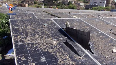 مدير عام مؤسسة الكهرباء يطّلع على أضرار العدوان بمحطة كهرباء البرق في الحوبان