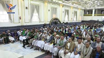 فعالية ووقفة بمديرية همدان في محافظة صنعاء بذكرى المولد النبوي