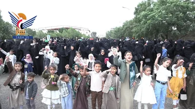 وقفة نسائية بذمار دعمًا للقوات المسلحة ورفضًا لمزاعم العدو السعودي بشأن مكة  