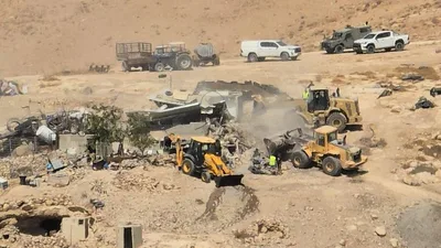 هدم 38 منشأة وتشريد 58 مواطنا فلسطينيا في مسافر يطا يعززان مخطط ضم الضفة