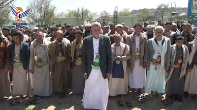تشييع جثماني الشهيدين المجاحزي والجهمي بالحيمة الداخلية في محافظة صنعاء   