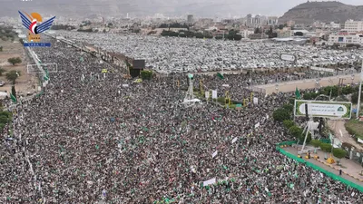 حشود مليونية تحتفل بالمولد النبوي في اليمن​ 